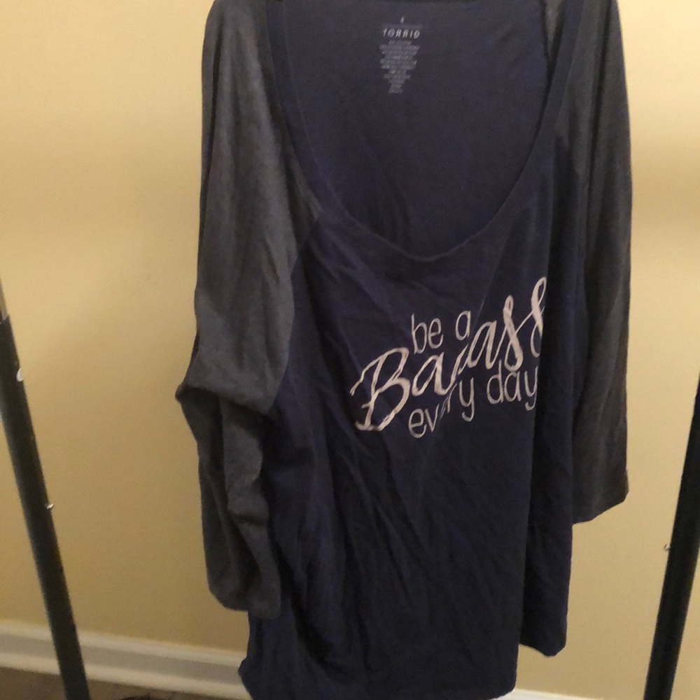 Torrid 5 badass baseball tee
